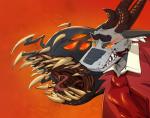 alternate_species anthro clothing duo furrification male simple_background ratcha hellsing mythology alucard_(hellsing) dragon monster mythological_creature mythological_scalie scalie 2016 digital_media_(artwork) hi_res signature