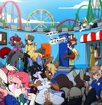 amusement_park amusement_ride animal_genitalia animal_penis anthro anus balls blush bodily_fluids breast_grab breasts butt cellphone clothed clothing cum cum_drip cum_in_mouth cum_in_pussy cum_inside cum_on_face cum_on_leg dock_(anatomy) dripping electronics equine_genitalia equine_penis erection fellatio female genital_fluids genitals green_room group group_sex gynomorph hand_on_breast horn intersex intersex/female male male/female membrane_(anatomy) membranous_wings nipples open_mouth oral orgy partially_clothed penile penis phone public public_sex pussy sex smartphone tail voyeur wings bbsartboutique hasbro my_little_pony mythology attraction_(josietranello) blood_moon_(seagnash) fan_character mitzy_(mitzythebatpony) mocha_glaze earth_pony equid equine horse mammal mythological_creature mythological_equine pegasus pony unicorn