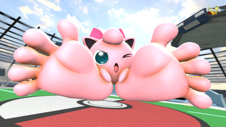ambiguous_gender big_feet feet foot_fetish foot_focus huge_feet humanoid_feet hyper hyper_feet outside plantigrade pokemon_stadium_(super_smash_bros.) solo bilinho nintendo pokemon generation_1_pokemon jigglypuff pokemon_(species) waddling_head 16:9 2022 3d_(artwork) 4k absurd_res digital_media_(artwork) hi_res source_filmmaker_(artwork) widescreen
