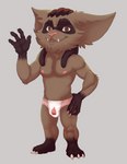 3_toes 4_fingers anthro arm_markings arm_tuft athletic athletic_anthro athletic_male barefoot belly biceps big_ears big_eyes big_head briefs briefs_only brown_arms brown_belly brown_body brown_chest brown_ears brown_eyebrows brown_face brown_feet brown_fingers brown_fur brown_hands brown_inner_ear brown_legs brown_markings brown_neck brown_pseudo_hair brown_pupils brown_toes bulge cheek_tuft chin_tuft claws clothed clothed_anthro clothed_male clothing cupcake deltoids dreadlocks ear_tuft elbow_tuft eyebrows facial_tuft feet fingers fluffy_ears food fur gesture grey_background head_tuft humanoid_hands leg_markings light male markings open_mouth open_smile pecs pink_briefs pink_clothing pink_mouth pink_nose pink_underwear plantigrade pseudo_hair pupils quads short_anthro short_male simple_background skimpy smile socks_(marking) solo standing three-quarter_view toes topless topless_anthro topless_male tuft two_tone_briefs underwear underwear_only waving white_briefs white_claws white_clothing white_underwear bristol league_of_legends riot_games tencent fan_character kean_(g00da) mammal yordle 2019 digital_drawing_(artwork) digital_media_(artwork) full-length_portrait portrait shaded