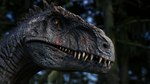 ambiguous_gender blurred_background broken_teeth detailed_background dorsal_ridge feral grey_body grey_scales looking_away pupils scales slit_pupils solo teeth text wounded yellow_eyes yellow_sclera ivorylagiacrus jurassic_park jurassic_world jurassic_world:_dominion universal_studios carcharodontosaurid dinosaur giganotosaurus prehistoric_species reptile scalie theropod 16:9 2022 3d_(artwork) 4k absurd_res digital_media_(artwork) english_text headshot_portrait hi_res portrait widescreen