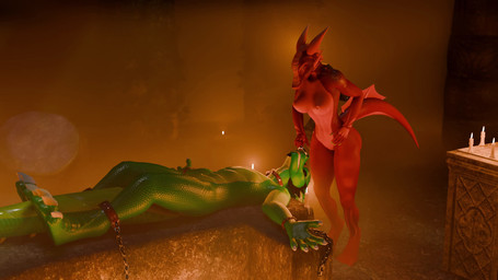 69_position animal_genitalia animal_penis anthro anthro_penetrated arms_tied bdsm becoming_erect black_sclera bodily_fluids bouncing_breasts bound breasts breath breeder breeding_kink breeding_slave butt_jiggle candle candlelight chain chained chained_cuffs clawed_hands claws collar cowgirl_position cuffs_(clothing) cum cum_drip cum_from_vagina cum_in_vagina cum_inside cum_on_self cunnilingus dominant dominant_female dripping ejaculation excessive_cum excessive_genital_fluids eyes_closed face_riding facesitting facial_piercing fellatio female female_penetrated fog from_behind_position from_front_position front_view genital_fluids genitals glistening glistening_body green_body grey_body hand_on_chest hand_on_hip impregnation impregnation_attempt jiggling leaking_cum legs_tied light looking_at_another looking_pleasured lying male male/female male_penetrating male_penetrating_female multicolored_body nose_piercing nose_ring nude on_back on_bottom on_face on_top oral oral_penetration orgasm panting penetration penile penile_penetration penis penis_in_mouth piercing purple_penis red_body red_collar restrained reverse_cowgirl_position ring_piercing ritual ritual_sex rock scales sex sitting sitting_on_another spread_legs spreading tail teeth toe_claws tongue two_tone_body vaginal vaginal_penetration yellow_eyes draco_the_green warfaremachine_(modeler) zairiza_(modeler) mythology draco_the_green_(character) dragon mythological_creature mythological_scalie scalie 16:9 3d_(artwork) 3d_animation animated blender_(artwork) blender_eevee_(artwork) digital_media_(artwork) hi_res huge_filesize long_playtime no_sound video widescreen