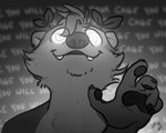 anthro hypnosis mind_break mind_control solo tischotter tisch mammal mustelid otter 5:4 monochrome