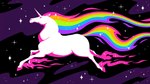 ambiguous_gender feral fire flaming_hair flaming_mane flaming_tail hair hooves horn mane multicolored_hair multicolored_mane multicolored_tail pink_hooves pseudo_hair pseudo_mane rainbow_hair rainbow_mane rainbow_tail side_view solo space sparkles star tail unguligrade unicorn_horn white_body drawfee nathan_yaffe drawfee_(copyright) mythology equid equine mammal mythological_creature mythological_equine unicorn 16:9 colored official_art shaded widescreen