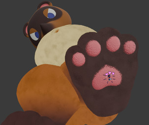 angry anthro belly_hair body_hair duo feet fluffy_paws foot_fetish fur grey_background heart_symbol macro male male/male micro organs paws simple_background smothering stomach stomping colonthreeguy animal_crossing nintendo rover_(animal_crossing) tom_nook_(animal_crossing) canid canine domestic_cat felid feline felis mammal procyonid raccoon raccoon_dog tanuki 3d_(artwork) digital_media_(artwork)