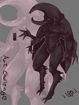 4_arms 4_fingers abs anthro biped blowup_background featureless_chest featureless_crotch fingers male multi_arm multi_limb nude_male pecs pose simple_background solo standing text ssleepyflowers arthropod beetle hercules_beetle insect rhinoceros_beetle scarabaeid 3:4 english_text hi_res