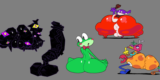 angry anthro anus balls big_balls big_butt big_penis black_body black_eyes blush bow_tie brown_clothing brown_hat brown_headwear butt candy claws clothing crouching dessert erection female feral fingers food genitals gesture glitch gloves green_body grey_background group gummy_(food) half-closed_eyes hand_gesture hand_on_leg hand_on_own_leg handwear hat headgear headwear huge_balls huge_butt huge_penis humanoid_genitalia humanoid_penis hyper hyper_genitalia hyper_penis looking_at_another looking_at_genitalia looking_at_penis looking_back male middle_finger multi_eye multicolored_body narrowed_eyes nude penis pie_cut_eyes pink_bow_tie purple_body purple_eyes purple_nose purple_sclera rear_view red_body red_bow_tie red_clothing red_hat red_headwear red_tail simple_background sitting small_balls small_penis tail tan_body tan_eyes tan_tail two_tone_body two_tone_hat two_tone_tail vulva white_clothing white_eyes white_gloves white_handwear wide_hips x_anus yellow_body yellow_clothing yellow_eyes yellow_gloves yellow_handwear yellow_sclera superiorfox glitch_productions the_amazing_digital_circus kaufmo_(tadc) max_(tadc) ribbit_(tadc) zooble_(tadc) abstraction_(tadc) amphibian animate_inanimate crocodilian digital_creature food_creature frog glitch_creature gummy_creature humanoid living_candy reptile scalie shape_head unknown_species 2025 digital_media_(artwork) hi_res