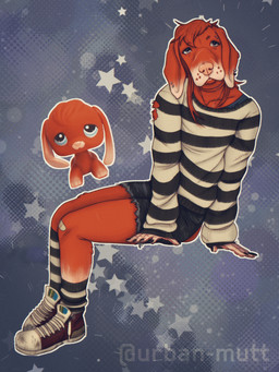 ambiguous_gender anthro band-aid band-aid_on_knee band-aid_on_leg bandage blue_eyes bottomwear brown_body brown_fur brown_hair clothing dipstick_ears ear_markings ear_piercing eyebrow_piercing facial_piercing footwear fur hair invisible_chair jewelry legwear long_ears long_hair long_sleeves multicolored_body multicolored_ears necklace pattern_clothing pattern_footwear pattern_legwear pattern_socks pattern_sweater pattern_topwear piercing shoes shorts sitting sneakers socks solo striped_clothing striped_footwear striped_socks striped_sweater striped_topwear stripes sweater topwear white_ear_tips urban_mutt hasbro littlest_pet_shop lps_233 beagle canid canine canis domestic_dog hunting_dog mammal scent_hound 3:4 absurd_res hi_res