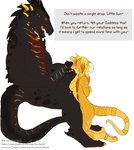 anthro bodily_fluids breasts cum female genital_fluids genitals male oral penis size_difference text icy-marth mythology canowicakte_(daedalus_darkblade) dragon mythological_creature mythological_scalie scalie digital_media_(artwork) english_text hi_res url