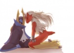 ambiguous_gender anime avian beak bird black_body blaziken blue_eyes blue_markings blush chicken claws cute empoleon eyes_closed grin japanese markings nintendo penguin plain_background pokémon smile unknown_artist video_games
Rating: Safe
Score: 11
User: FireXSpirit
Date: June 11, 2013