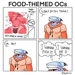 anthro big_muscles biped black_sclera blep blue_body candy candy_cane closed_smile clothed clothed_anthro clothed_male clothing countershade_face countershade_legs countershade_neck countershade_tail countershade_torso countershading dessert dialogue directional_arrow dot_eyes drawstring_hoodie drawstring_topwear duo emanata emoji fin fin_piercing fish_tail flesh_fang food front_view furgonomic_piercing furgonomics gills hand_behind_own_head head_fin hoodie intrusive_thoughts male mouth_closed multicolored_body muscular muscular_anthro muscular_male navel neck_gills non-mammal_navel orange_clothing orange_hoodie orange_topwear pecs piercing pink_body pink_clothing pink_countershading pink_tongue pink_underwear pose pupils purple_clothing purple_underwear red_stripes simple_background simple_eyes slit_pupils smile snout solo speech_bubble striped_fin stripes tail text thought_bubble tongue tongue_out topwear two_tone_body underwear underwear_only white_background white_body white_countershading white_eyes skykdotidot anon glucose_(skykdotidot) sky_k.i._(character) aquatic fish food_creature living_candy shark 1:1 2024 artist_name comic e621_post_recursion english_text half-length_portrait headshot_portrait hi_res one_page_comic picture_in_picture portrait