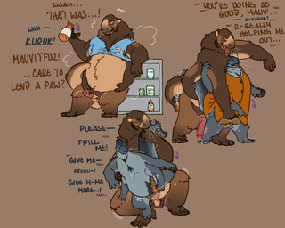 2_horns 2_teats 4_arms 4_eyes 4_fingers 4_toes 5_fingers 5_toes after_transformation animal_genitalia animal_penis animal_vulva anthro anthro_on_anthro anthro_penetrated anthro_penetrating anthro_penetrating_anthro anthro_penetrating_herm arm_markings aroused barely_visible_genitalia barely_visible_vulva becoming_erect belly big_belly big_dom_small_sub big_knot big_penis big_tail big_vulva biped black_sclera blue_body blue_feet blue_fur blue_hands blue_paws blue_tail bodily_fluids bottle bottomless breasts breath brown_arms brown_body brown_claws brown_ears brown_feet brown_fur brown_hands brown_horn brown_legs brown_mane brown_paws brown_tail brown_vulva canine_genitalia canine_penis canine_vulva cheek_horn cheek_markings claws clothed clothing clothing_lift container coy crotch_teats cum cum_drip cum_in_vagina cum_inside curved_horn dialogue digitigrade dominant dominant_herm dominant_intersex dripping dripping_milk duo erection facial_markings feet feline_genitalia feline_penis finger_claws fingers flaccid forked_tongue from_behind_position front_view fur fur_markings furniture furry_tail genital_fluids genitals green_eyes grey_claws hair hand_holding hand_on_teats handpaw head_markings herm herm/herm herm_anthro herm_penetrated herm_penetrating herm_penetrating_herm herm_penetrating_intersex holding_another holding_belly holding_breast holding_leg holding_partner holding_raised_leg holding_tail horn hybrid_genitalia hybrid_penis hybrid_vulva hyprid_penis inside intersex intersex/intersex intersex_anthro intersex_penetrated intersex_penetrating intersex_penetrating_herm intersex_penetrating_intersex knot knotting lactating lactating_during_sex larger_anthro larger_herm larger_intersex leaking leaking_milk leaking_nipples leaking_penis leaking_precum leaking_pussy_juice leaking_vagina leaning_on_furniture long_penis long_tail mane mane_hair markings milk milk_leaking milking_self monotone_background monotone_body monotone_feet monotone_fur monotone_genitals monotone_hands monotone_horn monotone_inner_ear monotone_markings monotone_penis monotone_skin monotone_tail mostly_nude multi_arm multi_eye multi_limb multicolored_body multicolored_ears multicolored_fur multicolored_knot multicolored_penis muzzle_(marking) name_badge name_tag nipples nude open_mouth orange_eyes orange_nipples orange_penis orange_sheath orange_tongue orange_vulva overweight overweight_anthro overweight_herm overweight_intersex panting paws penetration penile penile_penetration penile_spines penis penis_in_vagina pink_knot pink_penis pink_tongue plantigrade plump_labia potion potion_bottle precum precum_on_ground prehensile_tail projectile_lactation raised_tail red_knot red_penis sex sharp_teeth sheath shelf shirt short_ears short_fur short_horn shy simple_background sitting size_difference slightly_chubby slightly_chubby_anthro slightly_chubby_herm slightly_chubby_intersex small_ears small_horn smaller_anthro smaller_herm smaller_intersex smaller_penetrated snout snout_markings solo standing submissive submissive_herm submissive_intersex tail tall tan_belly tan_body tan_ears tan_fur tan_markings tan_sheath tan_tail teat_grab teat_lactation teat_milking teats teeth text thick_penis thick_tail three-quarter_view tight_clothing toe_claws toes tongue tongue_out topwear topwear_only torn_clothing torn_topwear transformation_potion tuft two_tone_body two_tone_ears two_tone_fur two_tone_knot two_tone_penis two_tone_tail unusual_anatomy unusual_bodily_fluids unusual_cum unusual_genital_fluids unusual_genitalia unusual_penis unusual_vulva vaginal vaginal_fluids vaginal_penetration vulva whiskers muddymaggot third-party_edit kuruk_(character) mauvit'fur dyiyd 2025 5:4 digital_drawing_(artwork) digital_media_(artwork) english_text hi_res sketch male_(lore) nonbinary_(lore)