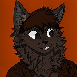 anthro brown_body brown_eyes brown_fur fur hair male red_hair solo lackydayz bat mammal digital_media_(artwork) hi_res
