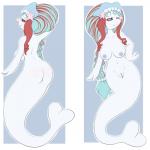 anthro areola breasts butt female genitals navel nipples nude pussy solo gefauz nintendo pokemon nani_(velociripper) generation_7_pokemon mammal marine pinniped pokemon_(species) primarina 1:1 absurd_res hi_res model_sheet