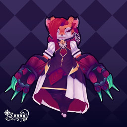 3_toes 4_fingers accessory angry anthro bell bell_collar claws clothed clothing collar dress feet female fingers flower_accessory fluffy_ears furgonomics gloves green_claws green_eyes hair handwear idle_animation jewelry leaf legwear looking_at_viewer maid_uniform multicolored_body necklace open_mouth rattle red_hair simple_background solo stockings tail tail_accessory thick_thighs toes uniform walking sunny_draconis elizabeth_(sunny_draconis) domestic_cat felid feline felis mammal 1:1 3d_(artwork) 3d_animation animated digital_media_(artwork) no_sound short_playtime video