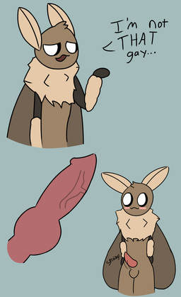 animal_genitalia animal_penis anthro balls canine_genitalia canine_penis chest_tuft dialogue duo erection genitals in_denial knot looking_at_genitalia looking_at_penis male non-mammal_balls penis solo_focus standing text tuft wings otterjunk ezra_(otterjunk) arthropod insect lepidopteran moth 2018 absurd_res comic english_text hi_res