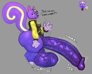5_fingers anthro asking_for_help asking_viewer balls bedroom_eyes big_balls big_butt big_glans big_penis big_tail biped black_eyes black_text black_text_outline blonde_hair bottomless butt circumcised claws clothed clothing countershade_feet countershade_hands countershading curvy_figure darkened_balls darkened_genitalia darkened_penis digitigrade featureless_feet feet fingers fur genitals gesture glans glistening_eyelids gloves_(marking) green_body green_fur green_hair green_markings grey_background gurgle_(sound_effect) gurgling_balls hair head_tilt huge_balls huge_penis humanoid_genitalia humanoid_penis hyper hyper_balls hyper_genitalia hyper_penis jacket jacket_only leg_markings letterman_jacket light looking_aside looking_aside_at_viewer male markings motion_lines multicolored_clothing multicolored_hair narrowed_eyes onomatopoeia penis pink_inner_ear purple_balls purple_body purple_fur purple_glans purple_penis question_mark round_ears saggy_balls seductive short short_male side_view simple_background slightly_chubby slightly_chubby_anthro slightly_chubby_male small_but_hung smile socks_(marking) solo sound_effects standing stubby_legs swirly_tail tail tail_markings talking_to_viewer text thick_penis thick_tail thick_thighs throb throbbing throbbing_balls tilde_after_text topwear topwear_only tremble_spikes two_tone_clothing vein veiny_balls veiny_penis voluptuous voluptuous_anthro voluptuous_male waving waving_at_viewer white_text yellow_markings hornymarco animal_crossing nintendo static_(animal_crossing) mammal rodent sciurid tree_squirrel 2025 colored_sketch cross-hatching english_text full-length_portrait hatching_(art) lighting portrait reference_image shaded sketch