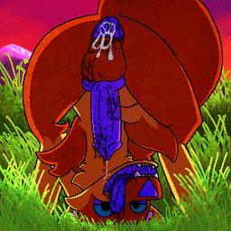 anal animal_genitalia animal_penis anus balls bodily_fluids butt canine_genitalia canine_penis cum cum_on_anus detailed_background feral fur genital_fluids genitals grass looking_at_viewer male oral orange_body orange_fur outside penis plant precum presenting presenting_hindquarters purple_genitals rimming saliva saliva_on_anus saliva_on_balls saliva_on_penis saliva_on_tongue saliva_string sex solo sunset tongue tongue_out yellow_body yellow_fur theenyface roman_(theenyface) canid canine fox mammal 1:1 aliasing cel_shading digital_drawing_(artwork) digital_media_(artwork) shaded