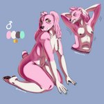 anthro crossgender dark_nipples femboy floppy_ears freckles ftm_crossgender fur long_ears long_nails male nub_tail pink_body pink_fur solo pantsu_smiley bird_dog canid canine canis cocker_spaniel domestic_dog hunting_dog mammal spaniel 1:1 trans_(lore) trans_man_(lore)