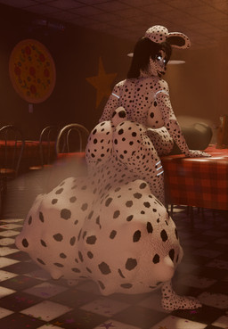 anthro balls big_balls big_breasts big_butt big_penis breasts butt cock_vore genitals gynomorph gynomorph_pred huge_balls intersex intersex_pred looking_at_viewer machine multicolored_body nude penile penis spread_legs spreading vore bunnnyboi disembowell_(modeler) psychojohn2_(modeler) five_nights_at_freddy's scottgames fan_character animatronic lagomorph leporid mammal rabbit robot 3d_(artwork) absurd_res digital_media_(artwork) hi_res