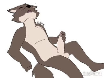 anthro balls erection eyes_closed foreskin genitals hand_on_penis humanoid_genitalia humanoid_penis male masturbation moving_foreskin nude penis retracting_foreskin simple_background sitting solo white_background furloxie dreamworks the_bad_guys mr._wolf_(the_bad_guys) canid canine canis mammal wolf 2d_animation 4:3 animated frame_by_frame no_sound short_playtime video