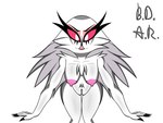 anthro breasts female fluffy genitals looking_at_viewer nipples presenting pubes pussy solo b.d.a.r. helluva_boss stella_(helluva_boss) animal_humanoid avian avian_demon avian_humanoid bird bird_humanoid humanoid owl owl_demon owl_humanoid 4:3 absurd_res hi_res