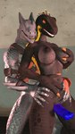 animal_genitalia animal_penis anthro black_body black_scales blue_penis breasts duo female genitals green_body green_scales male male/female nipples non-mammal_breasts non-mammal_nipples nude nude_anthro nude_female penis scales sex teeth thigh_sex atomicsopp_sfm epic_games fortnite jurassic_park jurassic_world universal_studios hybrid_(fortnite) indoraptor_(furromantic) dinosaur humanoid indoraptor lizard prehistoric_species reptile scalie theropod 3d_(artwork) digital_media_(artwork) hi_res source_filmmaker_(artwork)