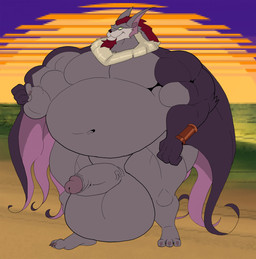 3_toes 4_fingers anthro balls beach belly big_balls big_belly big_muscles big_pecs biped brown_facial_hair brown_finger_claws brown_goatee brown_hair brown_nose brown_toe_claws brown_wings bulge cheek_tuft claws erection exposure_variation facial_hair facial_tuft feet finger_claws fingers foreskin fur genitals glance goatee green_sclera grey_body grey_fur grin grinning_at_viewer hair huge_balls huge_belly humanoid_feet humanoid_genitalia humanoid_hands humanoid_heel humanoid_penis hyper hyper_balls hyper_belly hyper_genitalia looking_at_viewer male membrane_(anatomy) membranous_wings moobs multicolored_body multicolored_fur musclegut muscular muscular_anthro muscular_male navel neck_tuft nude nude_beach outdoor_nudity outside overweight overweight_anthro overweight_male pecs penis pink_foreskin pink_inner_ear plantigrade pose sand smile smiling_at_viewer smirk smirking_at_viewer solo standing summer sun tan_body tan_fur thick_arms thick_penis thick_thighs toe_claws toes tuft two_tone_body two_tone_fur vein veiny_penis wide_hips winged_arms wings lycandeep mc_morrales silverwing_(series) goth_(character) bat mammal 2022 colored digital_drawing_(artwork) digital_media_(artwork) hi_res pinup shaded