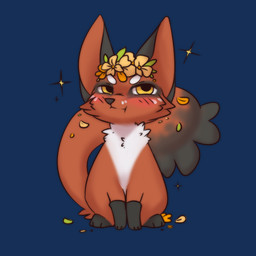 ambiguous_gender blush cheek_tuft facial_tuft feral flower fur gloves_(marking) grey_body grey_fur head_flower looking_aside markings mouth_closed neck_tuft orange_body orange_fur plant simple_background sitting solo sparkles transparent_background tuft unsigned white_body white_fur yellow_eyes yellow_flower bloominglynx nintendo pokemon generation_8_pokemon nickit pokemon_(species) 1:1 2022 alpha_channel hi_res