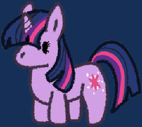 cutie_mark dot_eyes female feral fur hair horn multicolored_hair purple_body purple_fur purple_hair quadruped simple_eyes solo toony stinkvali friendship_is_magic hasbro my_little_pony mythology twilight_sparkle_(mlp) equid equine horse mammal mythological_creature mythological_equine pony unicorn low_res