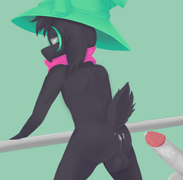 after_anal after_sex anal anthro balls black_body black_fur bodily_fluids clothing cum duo erection eyewear fur genital_fluids genitals glasses hat headgear headwear heart_eyes heart_symbol male male/male nude penis scarf sex simple_background zbernkastel deltarune undertale_(series) ralsei bovid caprine darkner goat mammal 2021 absurd_res digital_drawing_(artwork) digital_media_(artwork) hi_res shaded