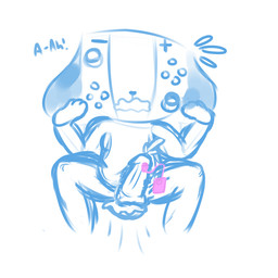 anal anal_penetration anthro bodily_fluids cum cum_inside duo ejaculation erection genital_fluids genitals male male/male penetration penis pushbutton sex_toy simple_background slightly_chubby solo_focus vibrator white_background alarming-number-of-horses_(artist) nintendo nintendo_switch switch_dog animate_inanimate canid canine mammal 1:1