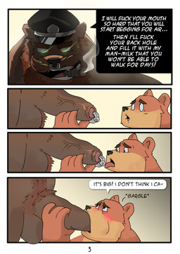 anthro ball_tuft balls beard big_penis body_hair cigar color_coded color_coded_speech_bubble daddy_kink dialogue dirty_talk dominant dominant_male duo erection facial_hair facial_piercing fellatio genital_piercing genitals glowing glowing_eyes inside_truck inside_vehicle leather_daddy male male/male manly nose_piercing nose_ring oral oral_penetration overweight overweight_dom overweight_male overweight_sub penetration penile penile_penetration penis penis_piercing piercing prince_albert_piercing profanity ring_piercing sex smoking smoking_cigar speech_bubble submissive submissive_male text tuft vein veiny_penis beardedbear mastertrucker toad_(goody2toad) bear mammal comic english_text hi_res