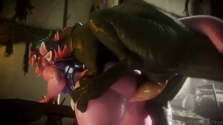 animal_genitalia anthro anthro_on_feral anthro_penetrated bestiality bodily_fluids bottomless clothed clothing doggystyle duo erection female female_on_feral female_penetrated feral feral_penetrating feral_penetrating_anthro from_behind_position genital_fluids genital_slit genitals horn humping knot knotted_penis knotted_tapering_penis leg_on_butt male male/female male_penetrating male_penetrating_female moan partially_clothed penetration penile penile_penetration penis sex slit_penis step_position tail tapering_penis vaginal vaginal_penetration vulva littleslice-sfm ceraferis_(va) leodamodeler_(modeler) mythology cera_(ceraferis) dragon mythological_creature mythological_scalie reptile scalie 16:9 3d_(artwork) 3d_animation animated digital_media_(artwork) loop short_playtime sound voice_acted webm widescreen