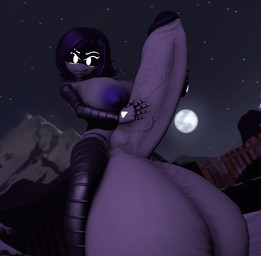 anthro areola balls big_balls big_breasts big_penis breasts erection genitals grin gynomorph hair holding_penis huge_balls huge_penis hyper hyper_balls hyper_genitalia hyper_penis intersex looking_at_viewer machine moon night nude outside penis purple_areola purple_eyes purple_hair smile snow solo vein veiny_penis white_balls white_body white_penis nyrastuff the-doomguysfm_(modeler) glitch_productions murder_drones uzi_(murder_drones) humanoid robot robot_anthro robot_humanoid worker_drone 3d_(artwork) digital_media_(artwork) source_filmmaker_(artwork)