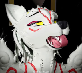 anthro begging bodily_fluids breath dripping female mouth_shot open_mouth panting pleading_eyes saliva saliva_drip saliva_on_tongue solo tongue tongue_out serrablends sindroom_(modeler) capcom okami_(capcom) amaterasu_(okami) canid canine canis mammal wolf 3d_(artwork) 3d_animation animated digital_media_(artwork) no_sound short_playtime video