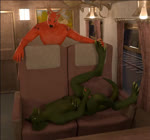 anthro duo eye_contact feet foot_grab genitals inside_train looking_at_another male nude penis sound_effects stroking_penis tail train vehicle j-and-b mythology redd_(j-and-b) valentine_(j-and-b) dragon mythological_creature mythological_scalie scalie 3d_(artwork) animated digital_media_(artwork) loop short_playtime sound webm