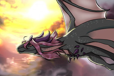 after_transformation anthro armored_body blue_horn female feral flying hair hair_bun horn mature_female purple_hair scales solo spikes spikes_(anatomy) sunset wings takutheorca european_mythology mythology lady_zaffre_(alphaleader) dragon mythological_creature mythological_scalie scalie western_dragon