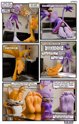 anthro barefoot clothed clothing feet female foot_fetish foot_focus gloves handwear male purple_body soles speech_bubble text toes white_clothing white_gloves white_handwear feetymcfoot sega sonic_the_hedgehog_(series) blaze_the_cat miles_prower canid canine domestic_cat felid feline felis fox mammal 3d_(artwork) absurd_res comic digital_media_(artwork) english_text hi_res