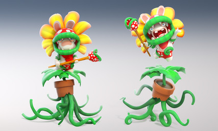 angry anthro armband blue_eyes buckteeth closed_frown clothed clothed_anthro clothed_male clothing featureless_legs frown frowning_at_viewer fur furrowed_brow gradient_background green_armband grey_background hand_pawpads holding_object holding_staff light long_ears looking_at_viewer male male_anthro midair mitten_hands mouth_closed multicolored_body narrowed_eyes no_eyebrows noseless open_mouth pawpads plant plant_pot potted_plant red_clothing red_helmet red_tongue red_underwear short_legs simple_background solo squint staff tan_body tan_eyelids tan_inner_ear tan_pawpads tan_skin teeth tongue two_tone_body underwear vines white_body white_fur thomas_veyrat mario_bros mario_plus_rabbids_kingdom_battle nintendo raving_rabbids rayman_(series) ubisoft pirabbid_plant elemental_creature flora_fauna hybrid lagomorph mammal piranha_plant rabbid 2017 3d_(artwork) 5:3 adobe_photoshop_(artwork) autodesk_3ds_max_(artwork) autodesk_maya_(artwork) colored crossover digital_media_(artwork) english_description hi_res lighting multiple_images official_art shaded zbrush_(artwork)