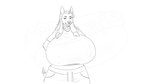 16:9 2022 alt animated anthro big_breasts blizzard_entertainment breasts canid clothed clothing collar digital_media_(artwork) exposed_breasts female flashing hair hi_res huge_breasts hyper hyper_breasts mammal nipples redpixie short_playtime solo tongue tongue_out undressing warcraft were werecanid widescreen worgen