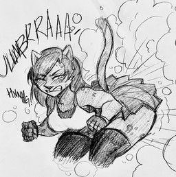 alternate_species anthro bent_over big_breasts big_butt bottomwear breasts butt clenched_teeth clothed clothing ear_piercing eyelashes fart fart_cloud fart_fetish female fingerless_gloves fist fur fur_markings furrification gloves grunting hair handwear huge_butt huge_fart legwear long_hair markings narrowed_eyes one_eye_closed onomatopoeia piercing pleated_skirt raised_tail shirt simple_background skirt solo sound_effects straining tail tank_top teeth text thigh_highs three-quarter_view topwear wide_hips zeeny final_fantasy final_fantasy_vii square_enix tifa_lockhart felid feline mammal graphite_(artwork) greyscale hi_res monochrome traditional_media_(artwork) unavailable_at_source
