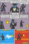 2017 2:3 3_toes anthro blue_body blue_fur clothed clothing coat comic communism corey_mohler dialogue digitigrade duo english_text existential_comics feet fight fist fur generation_1_pokemon generation_4_pokemon gesture grey_body grey_fur hand_gesture hi_res humor lucario male nintendo pikachu pointing pointing_at_another pokemon pokemon_(species) politics punch simple_background size_difference speech_bubble spikes spikes_(anatomy) text toes topwear yellow_body yellow_fur