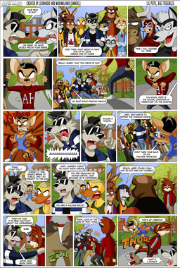 anthro argument black_body black_fur blue_eyes bottomless brown_body brown_eyes brown_fur bruised bruised_eye butt clothed clothing detailed_background dialogue eyewear feathers fight fur glasses grey_body grey_fur group hat headgear headwear humiliation humor laugh male missing_tooth outside penis_humiliation profanity screaming shaved_head small_penis_humiliation sunglasses tan_body tan_fur text torn_clothing unzipping_pants wearing_glasses white_body white_fur wrestling_outfit yellow_body yellow_eyes yellow_feathers xamoel beast_house anthon_(xamoel) belch_(xamoel) bosch_(xamoel) chad_(xamoel) doug_(xamoel) duke_(xamoel) emmett_(xamoel) finn_(xamoel) lil_pepe_(xamoel) renton_(xamoel) spencer_(xamoel) tommer_(xamoel) wimpy_(xamoel) yoshi_(xamoel) ailurid anatid anseriform avian bear bird bison bovid bovine canid canine canis chihuahua domestic_cat domestic_dog duck felid feline felis husky kangaroo lagomorph lemur leporid macropod mammal marsupial mouse murid murine nordic_sled_dog pantherine primate rabbit red_panda ring-tailed_lemur rodent spitz strepsirrhine toy_dog wolf comic english_text hi_res spanish_text