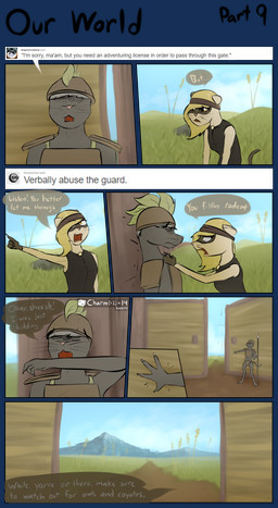 accessory adventure armor d6 dialogue dice duo headband insult text marsminer domestic_ferret mammal mustelid musteline true_musteline weasel absurd_res alpha_channel comic digital_media_(artwork) english_text hi_res story