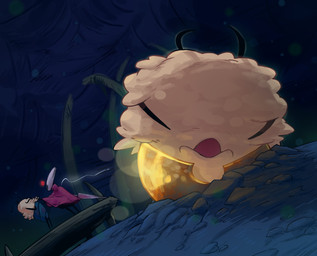 2_horns ambiguous_gender angry anthro biped black_body black_eyes cloak clothed clothing empty_eyes feral fur group holding_melee_weapon holding_object holding_weapon horn looking_at_another melee_weapon open_mouth open_smile red_cloak red_clothing smile standing thread trio weapon sharpski hollow_knight:_silksong hollow_knight_(franchise) team_cherry hornet_(hollow_knight) mooshka_(hollow_knight:_silksong) arthropod flea_(hollow_knight:_silksong) 2026 absurd_res hi_res