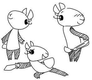 anthro blush bottomwear clothed clothing clothing_lift female looking_at_viewer looking_back melee_weapon plushie shield simple_background skirt skirt_lift solo sword toy weapon the_weaver toybox_pals lilly_goat animate_inanimate bovid caprine goat living_plushie mammal black_and_white monochrome