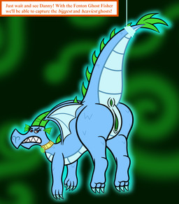 angry anus blue_body butt female feral genitals jewelry looking_back membrane_(anatomy) membranous_wings pendant raised_tail rope simple_background solo tail tail_anus text vulva wings sharkinwaves danny_phantom mythology nickelodeon princess_dorathea dragon ghost mythological_creature mythological_scalie scalie spirit english_text hi_res