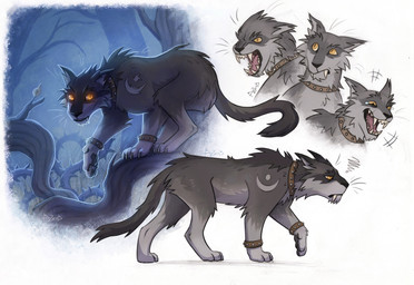 druid emotional fantasy female feral magic_user solo tribal_spellcaster ekvilion blizzard_entertainment warcraft canid felid feline mammal werecanid werecreature worgen worgen_(feral) absurd_res full-length_portrait hi_res portrait
