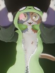 anthro breasts clothing female fingerless_gloves gloves handwear hoodie medium_breasts solo tail topwear underwear kozuthecat epic_games fortnite invader_zim nickelodeon gir_(invader_zim) meow_skulls calico_cat domestic_cat felid feline felis mammal 3:4 3d_(artwork) digital_media_(artwork) hi_res